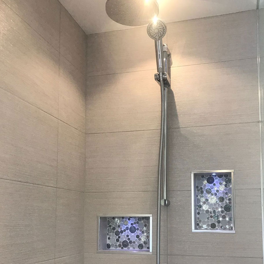 decorative shower enclosure