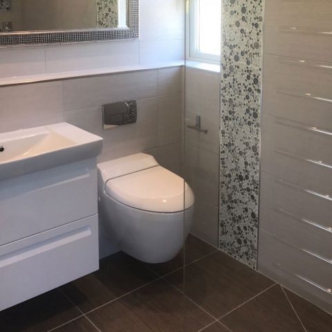 bathroom toilet sink walk in shower