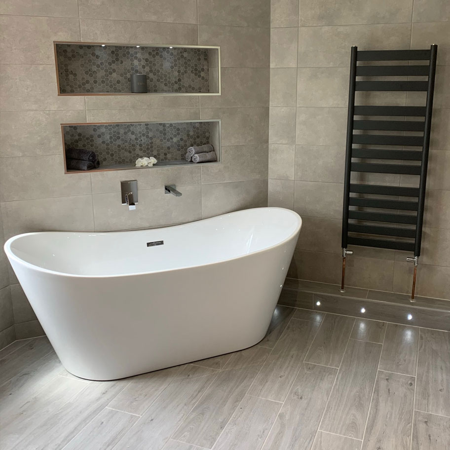 bath tiles radiator lighting