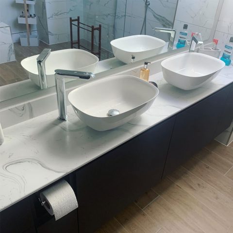 bathroom tiles twin sinks