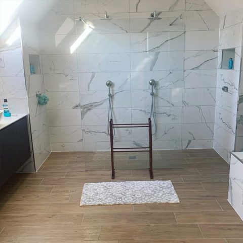 bathroom tiles wet room