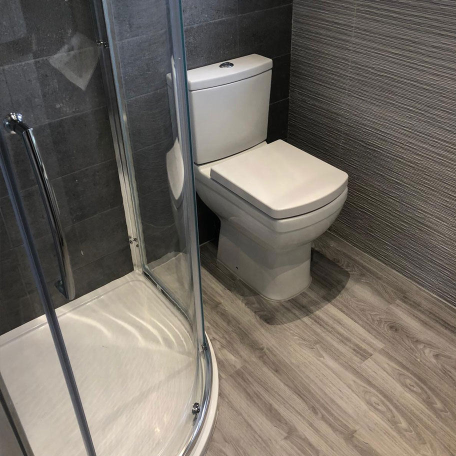 shower enclosure toilet tiles
