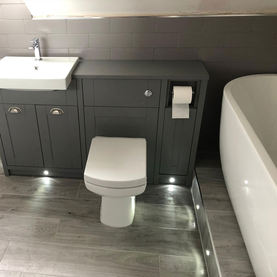bath sink unit toilet tiles